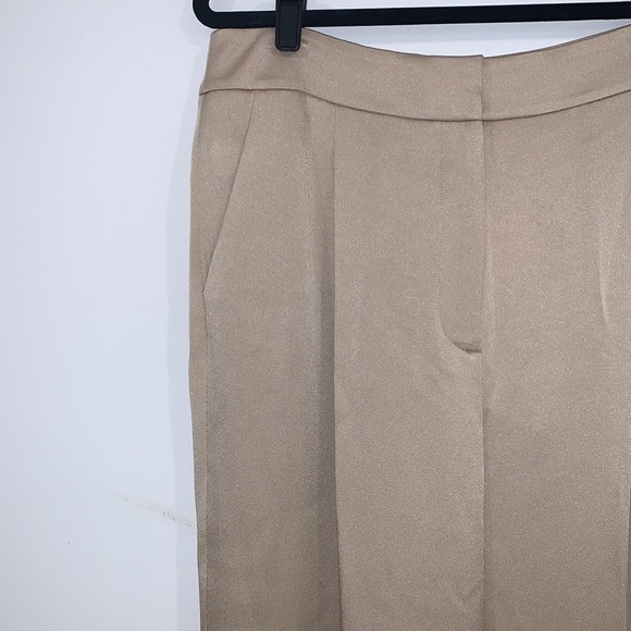 VERONICA Beard Beige Sand Robinne Wide Leg Pants size US 10 - Picture 8 of 14